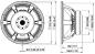 Preview: Lavoce WAF154.00 - 15" Tieftöner 1500 W 8 Ω