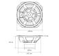 Preview: RCF MB8N251 - 8" Mid-Bass Lautsprecher, 8 Ohm