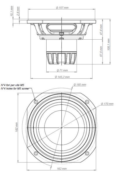 Eighteensound 6NTLW2000 - 6" Lautsprecher