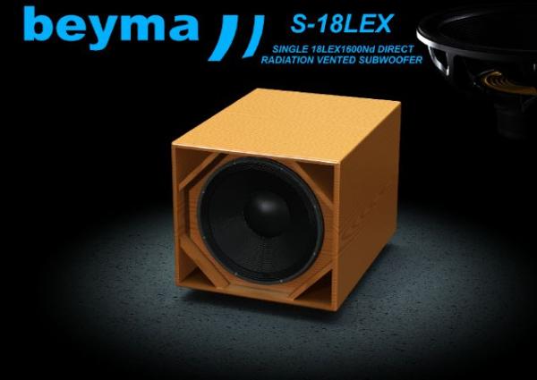 Multiplex Gehäuse für Beyma S-18LEX