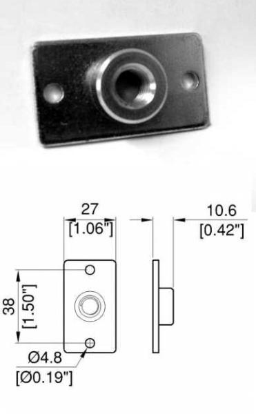 Gegenplatte M10 - Penn Elcom AAY0327