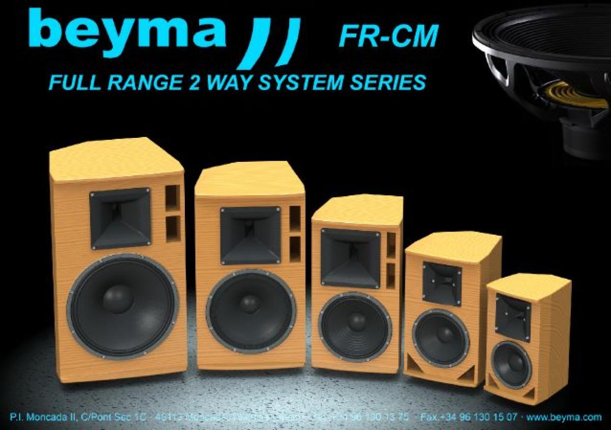 Beyma FR-10CM - Bausatz Full Range 2Wege System mit 10CMV2, CD-11Fe, TD194