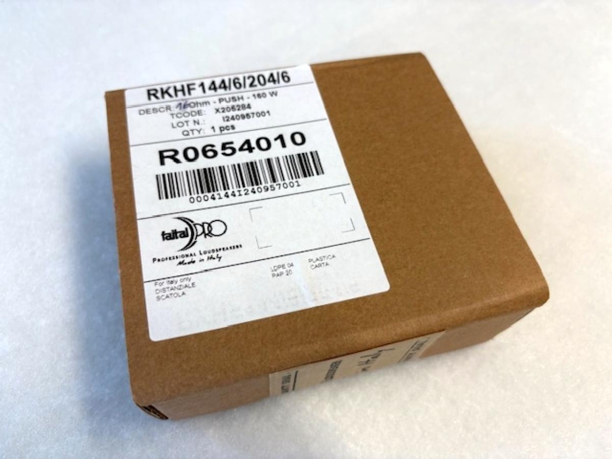 Faital Pro Ersatzdiaphragma für HF144 / HF146 / HF204 / HF206, 16 Ohm