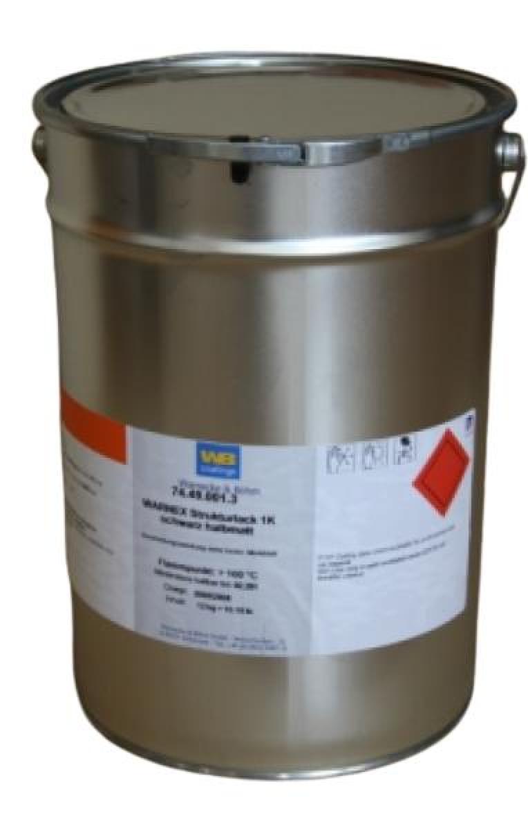 Warnex Strukturlack schwarz 6kg